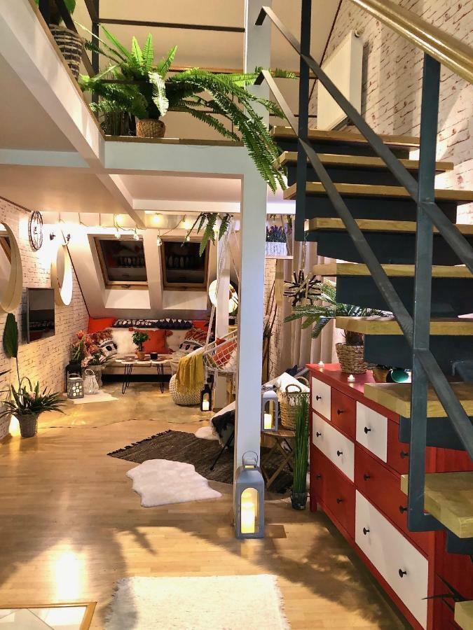 Duplex With Quite Terrace On Wenceslas Sq. 布拉格 外观 照片